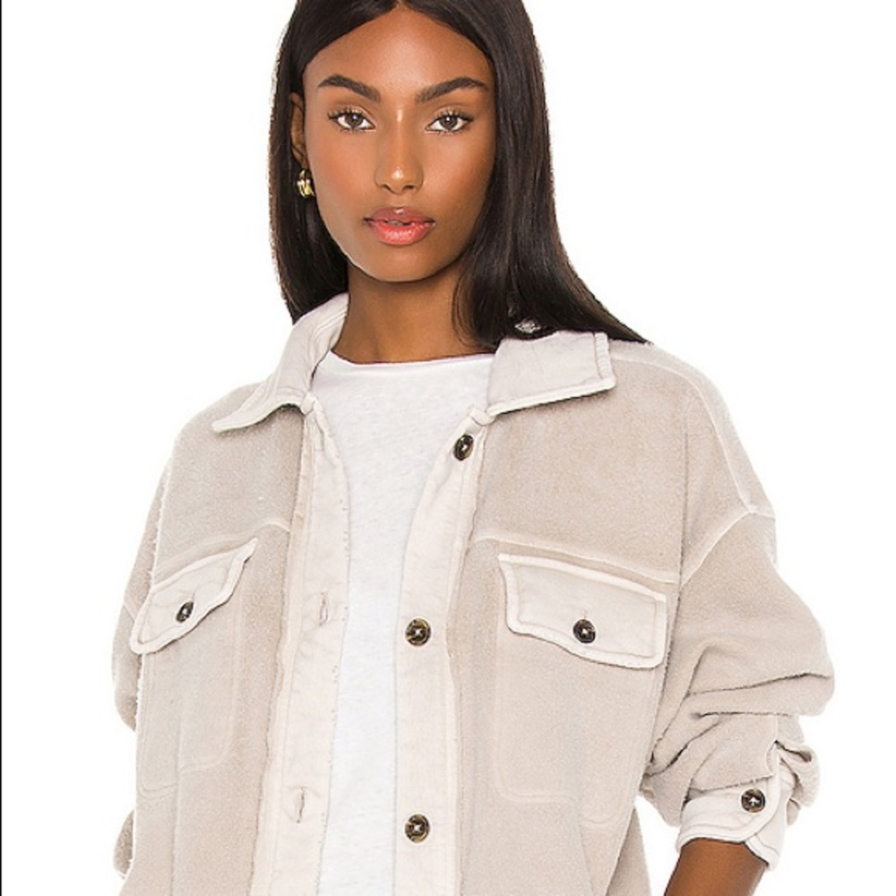 Free People Ruby Jacket in Stone